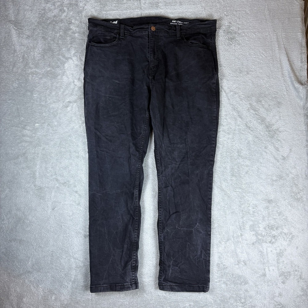 Mugsy Pardon My Take PMT Clutch Jeans‎ Mens 40x30 (Fits 38x29) Black Stretch
